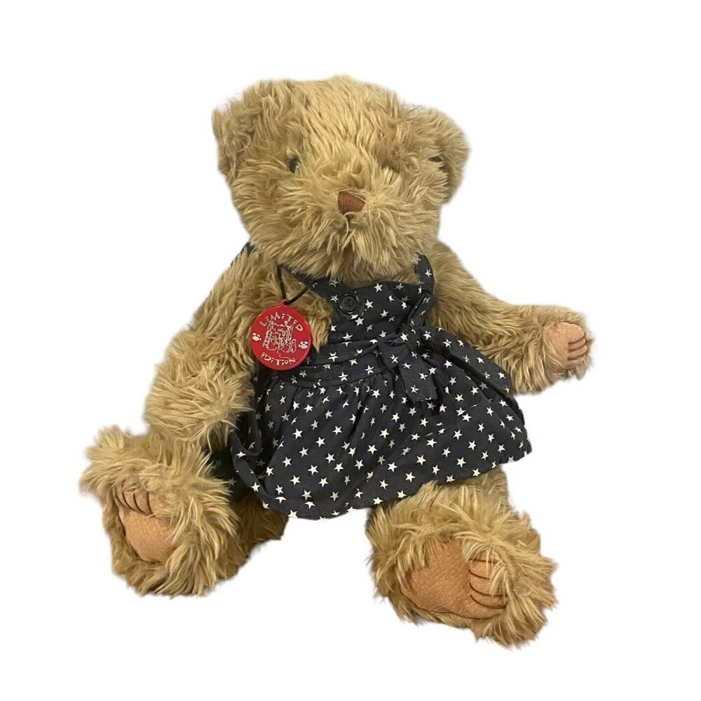 Build A Bear Collectibears Teddy Bear Plush Centennial Maxine Clark 2001 Dress